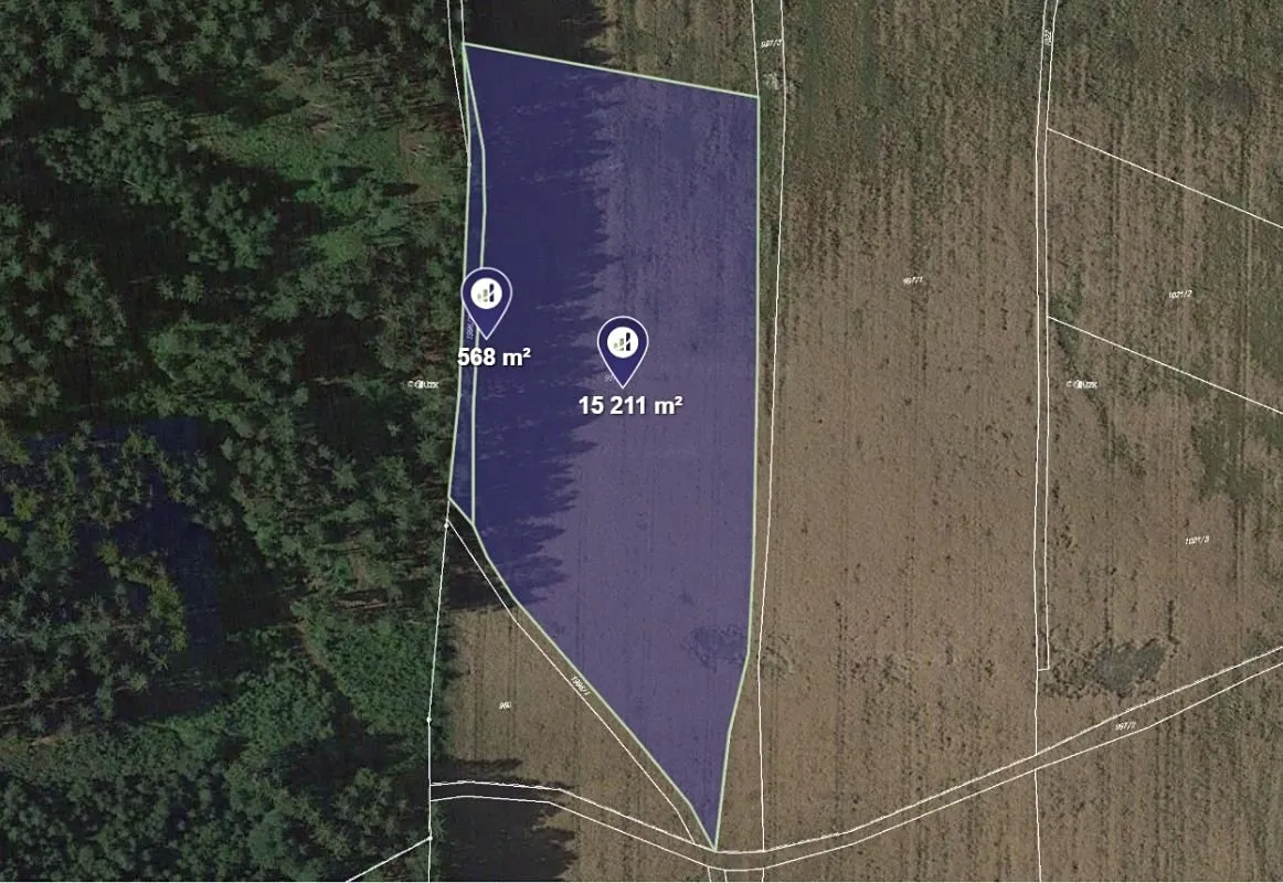 Prodej pole 15779 m²
